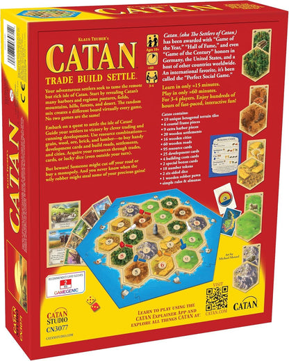 CATAN Board Game - Family Game for Kids & Adults, Ages 10+ ( Imported by Funskool ) - Jaiman Toys