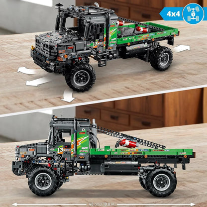 LEGO 42129 Technic 4X4 Mercedes-Benz Zetros Trial Truck Building Kit (2,110 Pieces), Multi Color