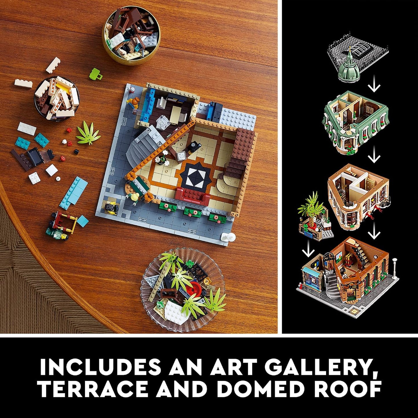 LEGO 10297 Boutique Hotel Building Kit (3,066 Pieces)