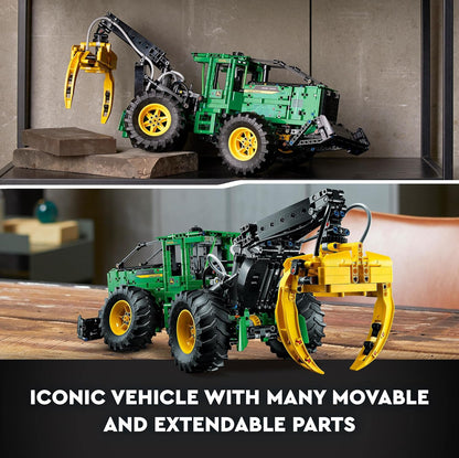 LEGO Technic John Deere 948L-II Skidder 42157 Building Toy Set (1,492 Pieces)