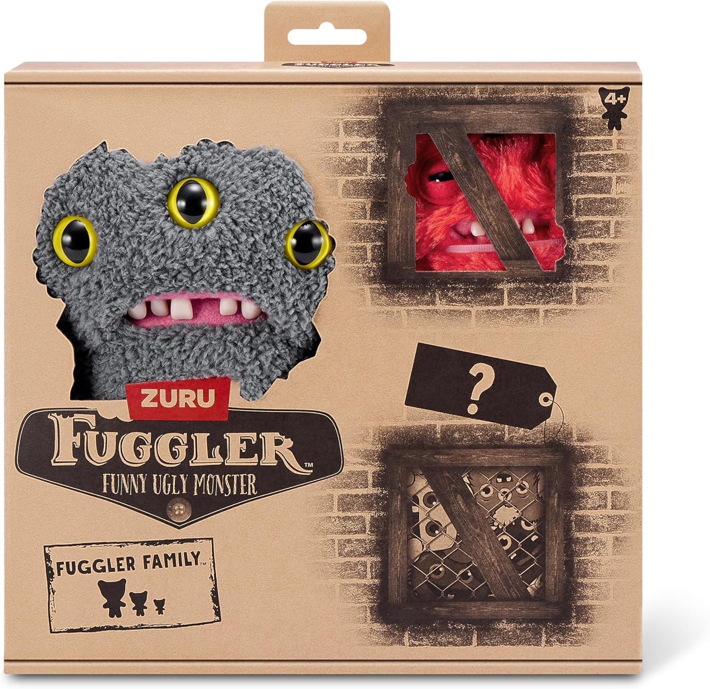 Fuggler Fugg Family by ZURU Funny Ugly Monster, Plush, Collectible, Toy (Reeko), 4+ - Jaiman Toys