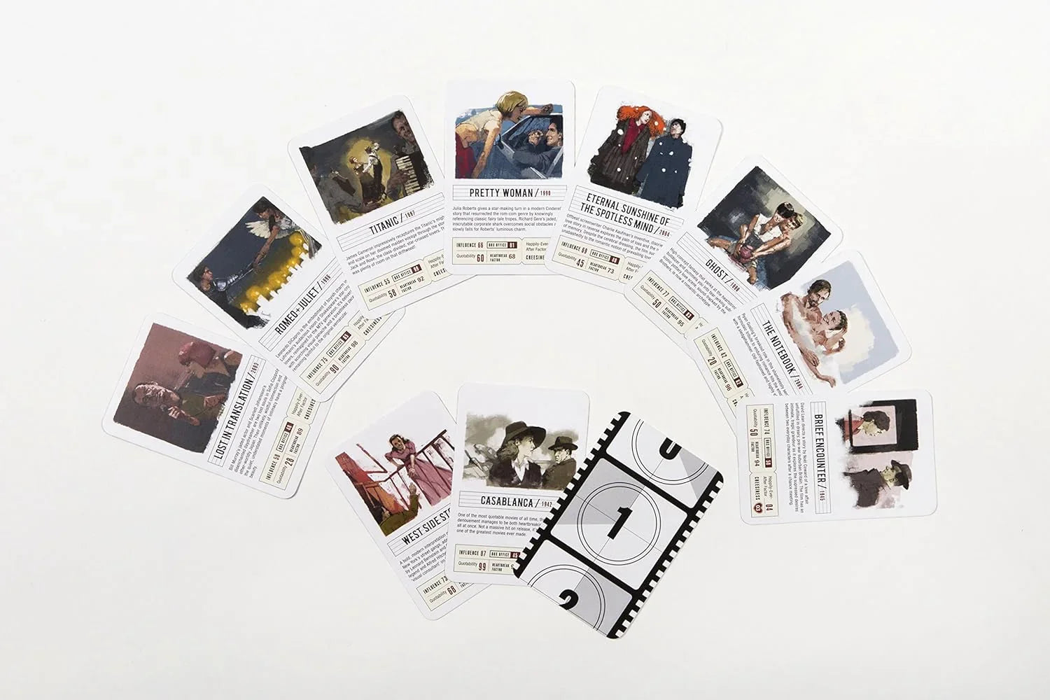 Love and Romance: A Movie Top Score Card Game – Laurence King Magma - Jaiman Toys