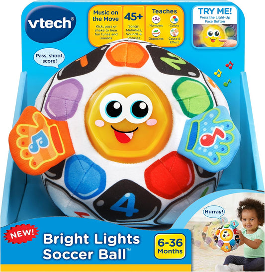 VTech Bright Lights Soccer Ball - For 6 to 36 Months Baby