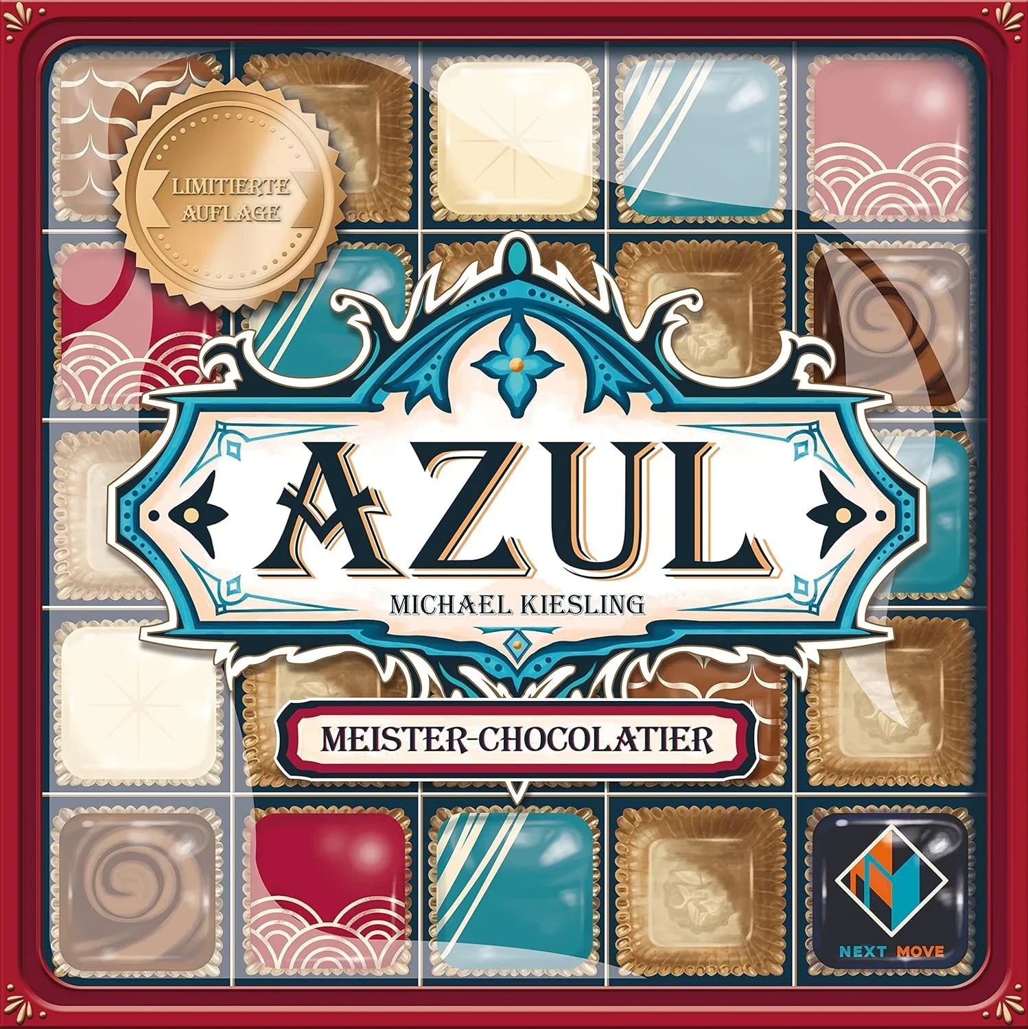 Azul: Master Chocolatier Board Game | Special Limited Edition Strategy Game with Chocolate-Themed Tiles | Next Move Games - Jaiman Toys