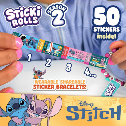 STICKI Rolls Stitch Sticki Capsule Season 2 – Sticker Bracelet Kit | Wearable & Shareable, 50 Holographic Stitch Stickers, Mystery Bracelet, DIY...