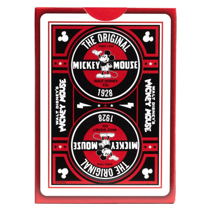 Bicycle Disney Classic Mickey Mouse Playing Cards – Red Collectible Deck with Air-Cushion Finish