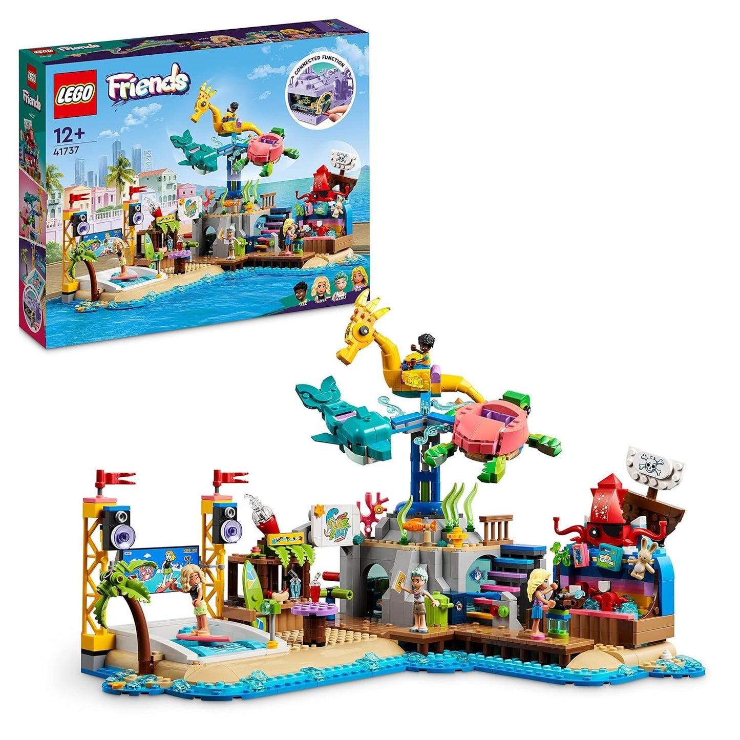 LEGO 41737 Friends Beach Amusement Park Building Toy Set (1,348 Pieces)