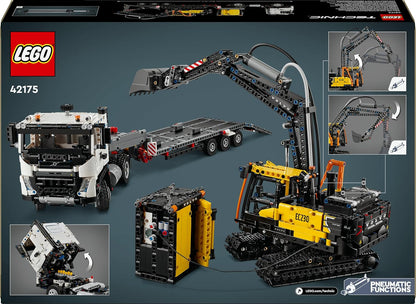 LEGO Technic Volvo FMX Truck & EC230 Electric Excavator 42175 Building Blocks Toys for 10+ Gift for Boys and Girls