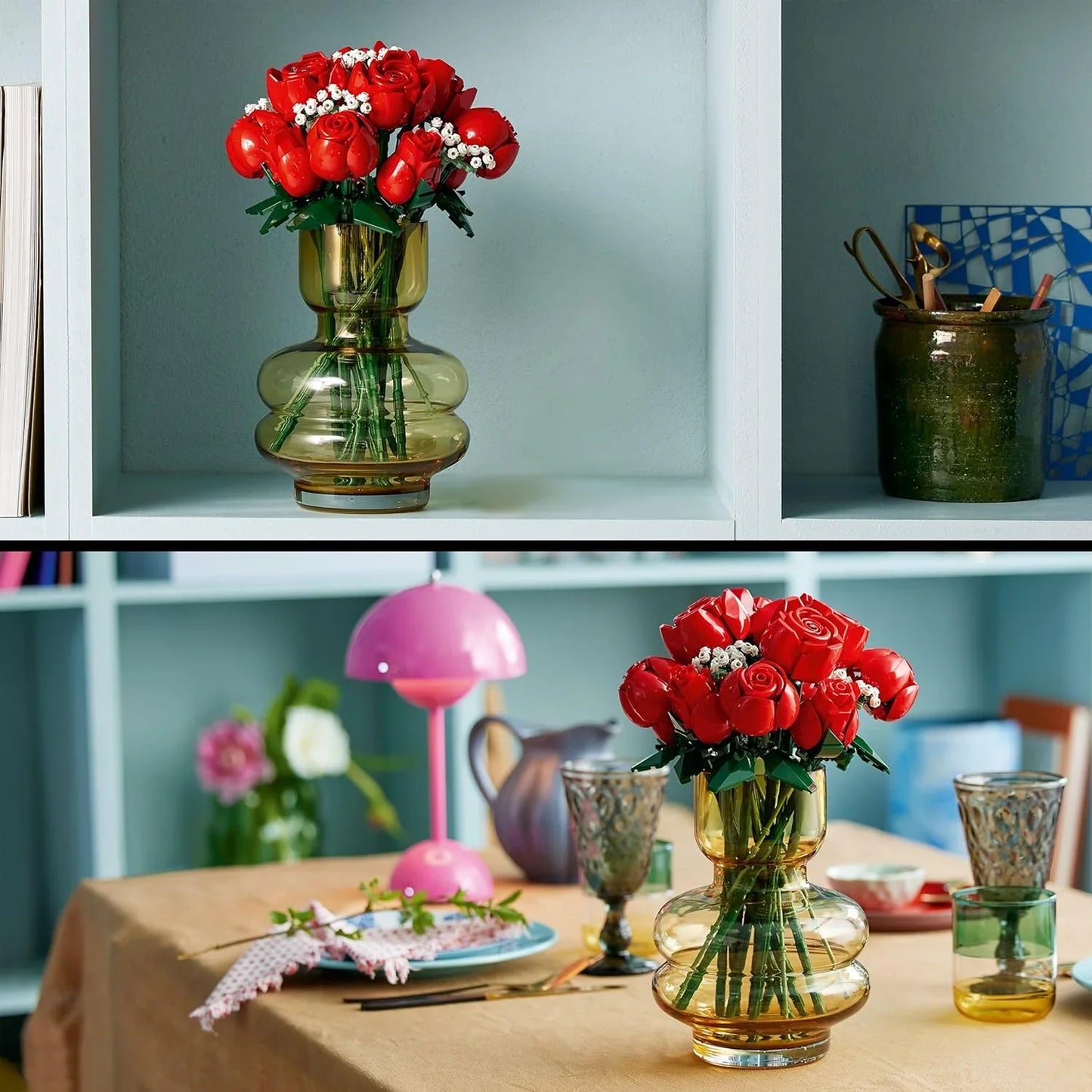 LEGO 10328 Icons Bouquet of Roses Building Set  (822 Pieces)-Botonical Collection