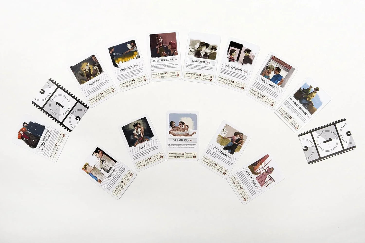 Love and Romance: A Movie Top Score Card Game – Laurence King Magma - Jaiman Toys