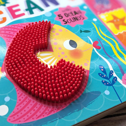 North Parade Touch and Feel in the Ocean Sound Book for Kids | Interactive Sensory Board Book with 5 Ocean Sounds