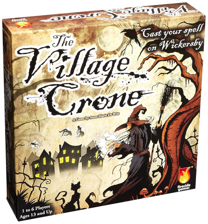 Fireside Games The Village Crone Board Game | Witch-Themed Strategy & Spell-Casting Game | Worker Placement & Resource Management | 1–6 Players, Ages 13+