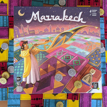 Marrakech Board Game – Strategic Family Game of Rugs & Negotiation - Jaiman Toys