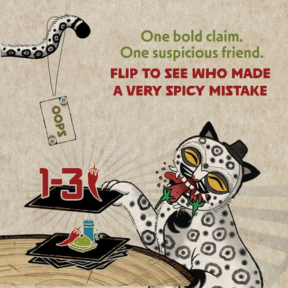 Spicy Strategy Card Game – Clever Bluffing Game for 2–6 Players | Fast Party Game for Ages 10+