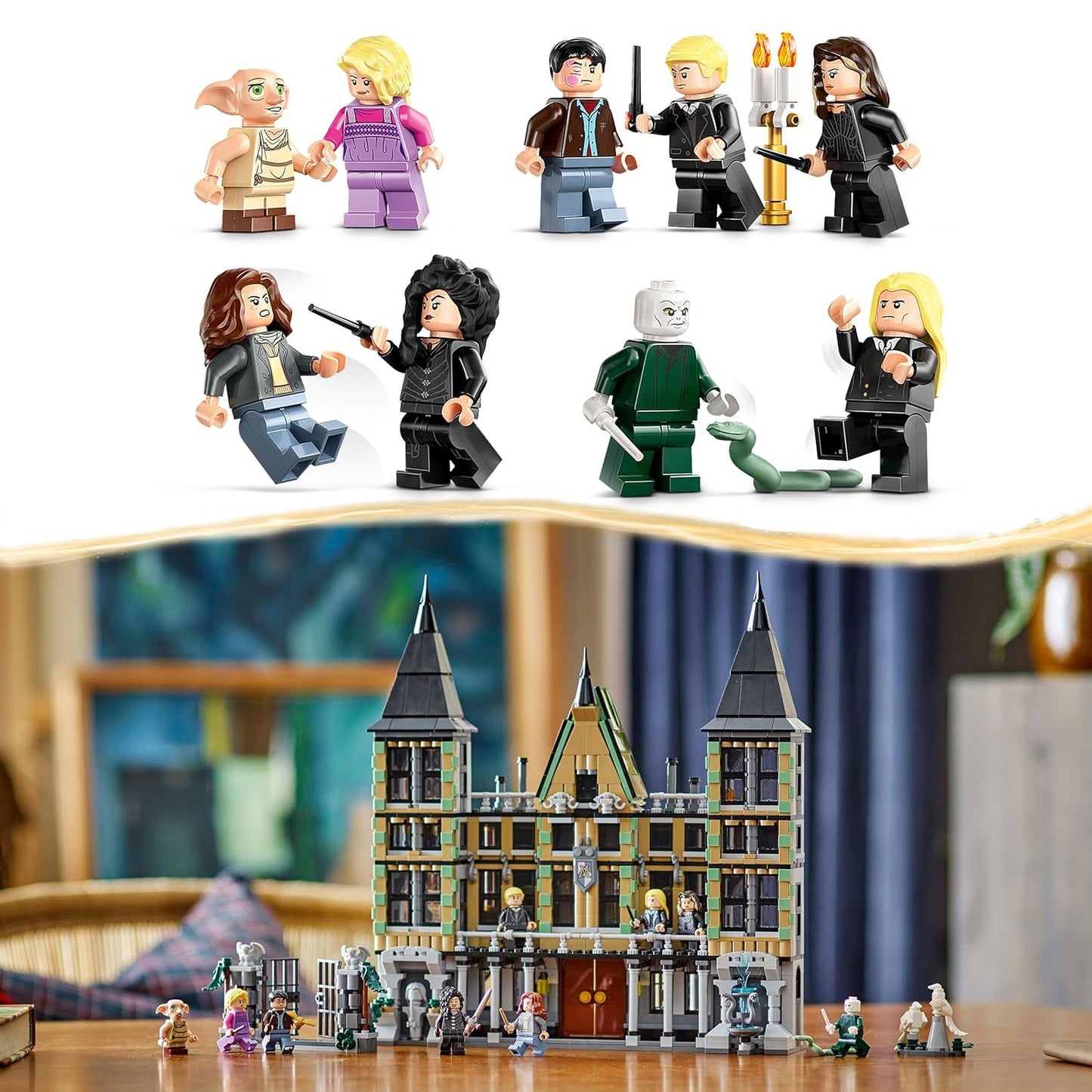 (Box Damage) LEGO® Harry Potter™ Malfoy Manor (76453) – Wizarding World Collectible Building Set