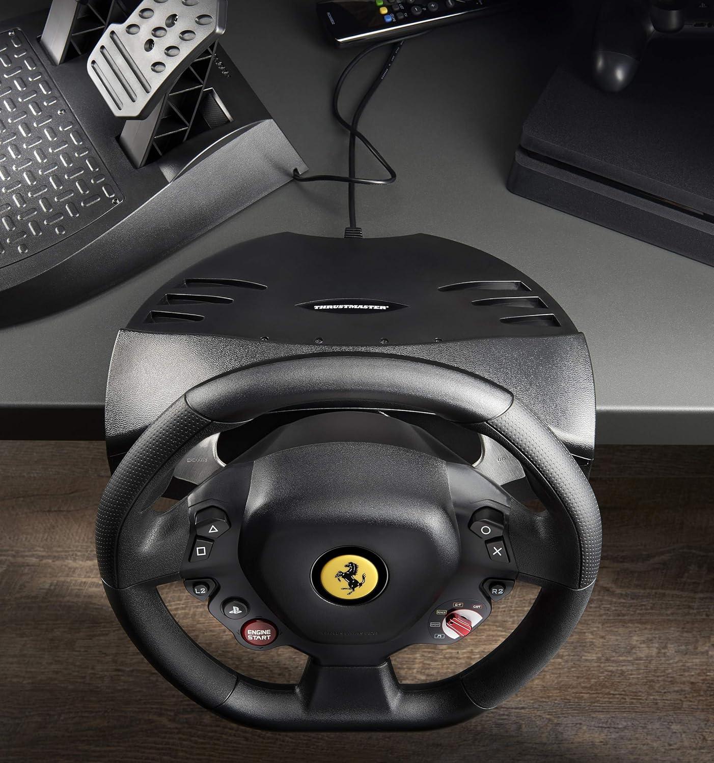 (Box Damage) Thrustmaster T80 Ferrari 488 GTB Edition | Racing Game Wheel | PS5/PS4/PC