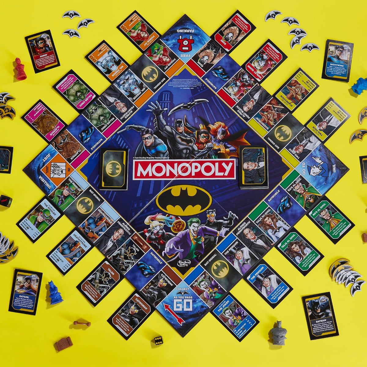 Hasbro Gaming Monopoly Batman Board Game – Save Gotham City, 2–4 Players, Ages 8+