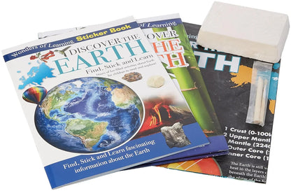 Wonders of Learning – Discover The Earth Educational Box Set | Kids Geography & Earth Science Kit
