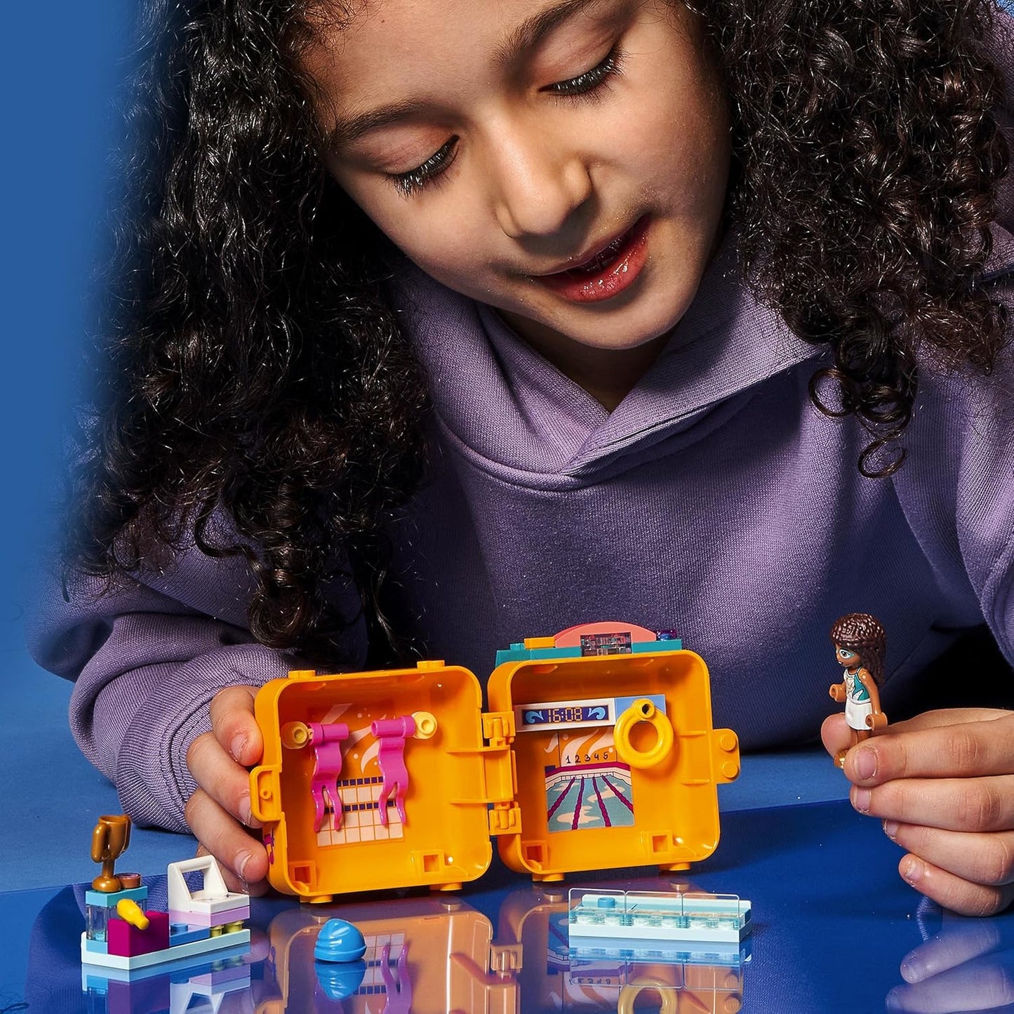 Lego Friends Andrea's Swimming Cube 41671 Building Kit Set; Includes a Pet Toy for Kids in a Random Color