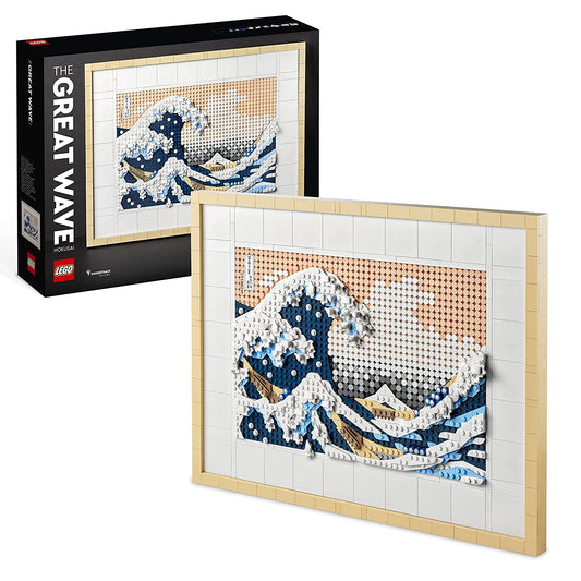 LEGO 31208 Art Hokusai – The Great Wave Building Kit (1,810 Pieces)