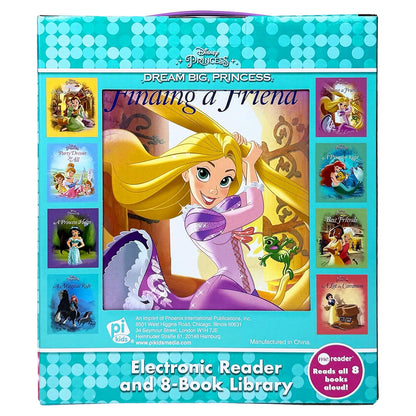 Disney Princess Dream Big Princess Me Reader Electronic Storybook & 8 Book Set by PI Kids | Interactive Reading Toy with Disney Princess Stories | Educational Learning Gift for Toddlers & Kids