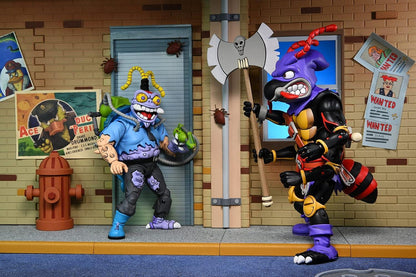 NECA Teenage Mutant Ninja Turtles Cartoon Antrax & Scumbug 2-Pack 7-Inch Action Figures - Jaiman Toys