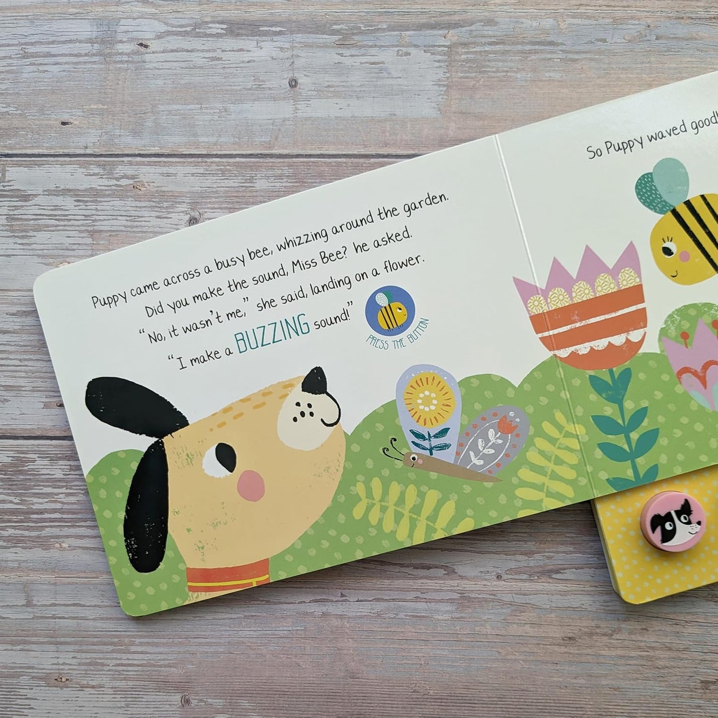 North Parade What Did Puppy Hear? Press and Play Sound Book for Toddlers | Interactive Puppy Sound Board Book