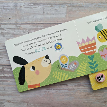 North Parade What Did Puppy Hear? Press and Play Sound Book for Toddlers | Interactive Puppy Sound Board Book