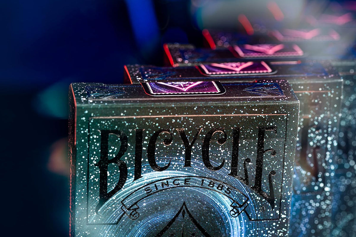 Bicycle Stargazer Playing Cards – Space-Themed Collectible Deck with Silver Foil Box & Air-Cushion Finish