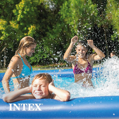 Intex Easy Set Swimming Pool 28120 – 10 ft x 30 in (305 × 76 cm) Inflatable Family Pool | Quick Setup Backyard Pool