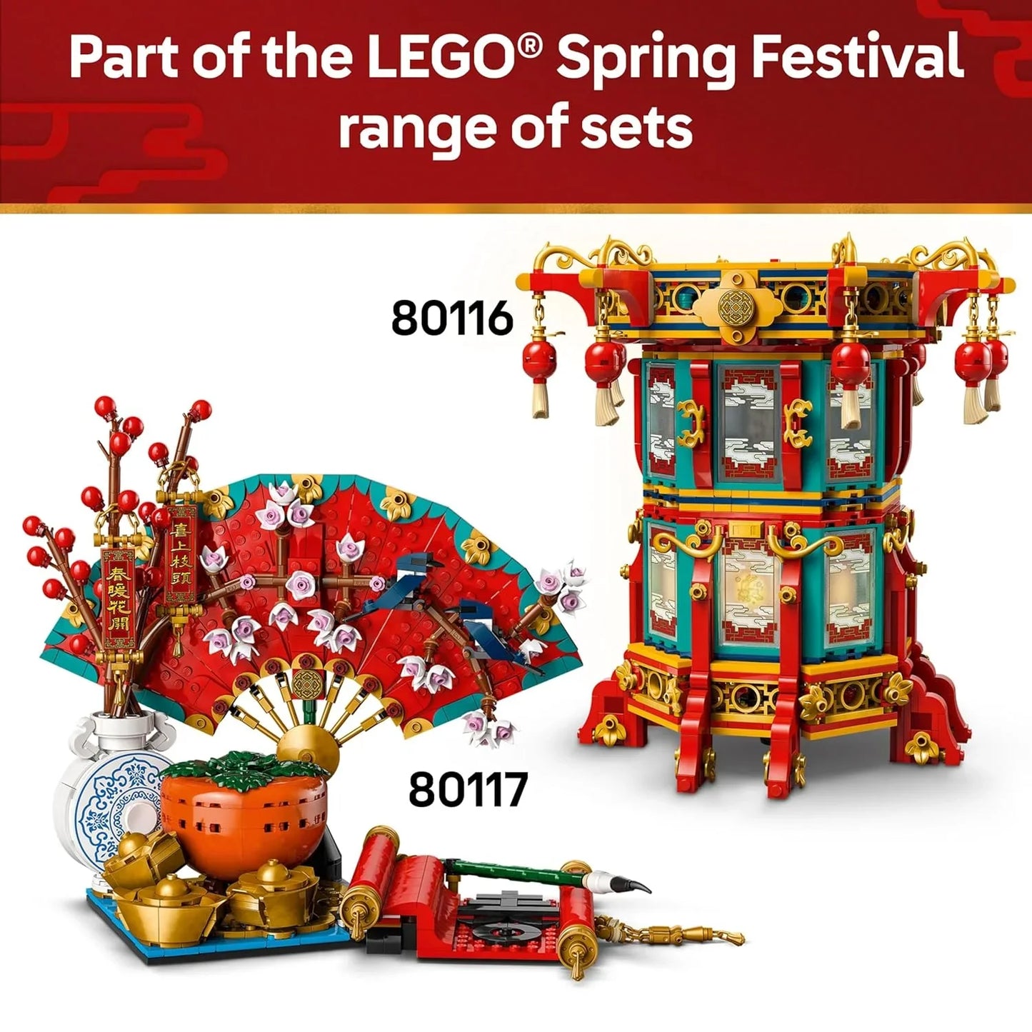 LEGO 80116 Spring Festival Trotting Lantern Building Set (1295 Pieces)