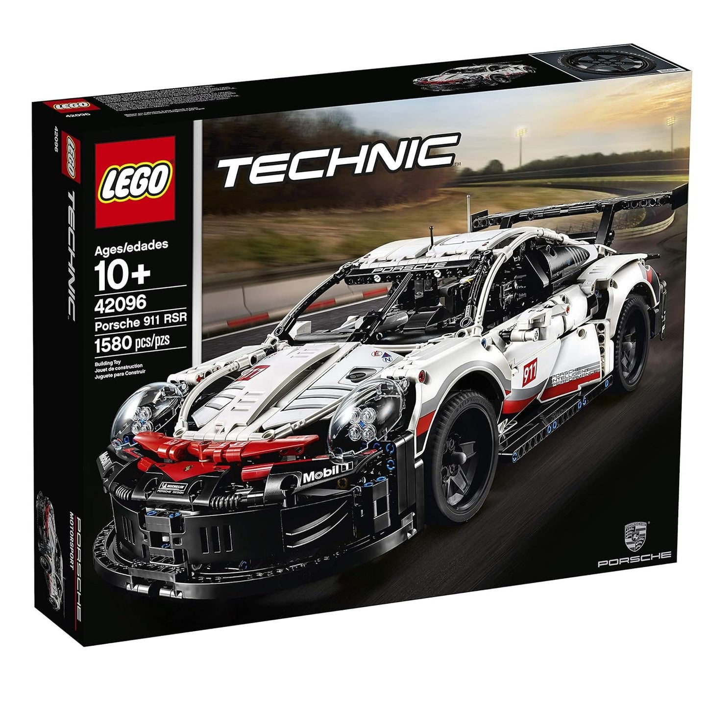 LEGO Technic Porsche 911 RSR 42096-Construction Kit (1580 Pcs) from LEGO ,Multicolor