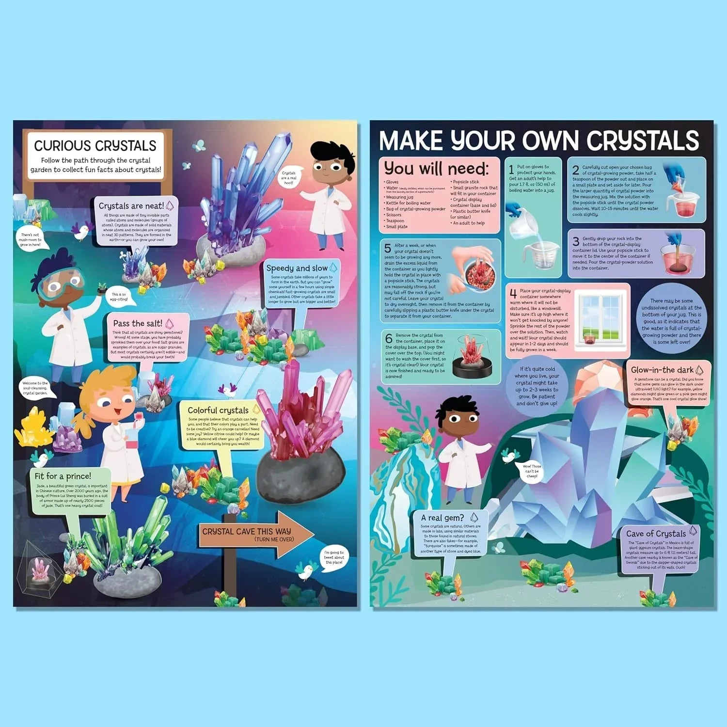 Curious Universe Crystal Growing Kit – Science Experiment for Kids - Jaiman Toys