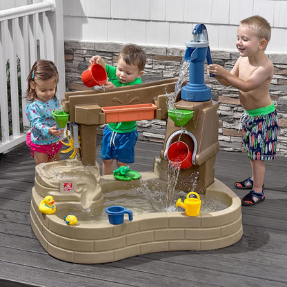 Step2 Pump & Splash Discovery Pond Water Table – Outdoor Water Toy with Pump - Jaiman Toys