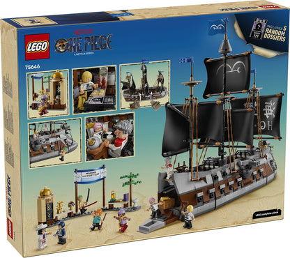 LEGO 75646 ONE PIECE Garp’s Marine Battleship – 1,705-Piece Ship Building Set with 8 Minifigures, Ages 10+
