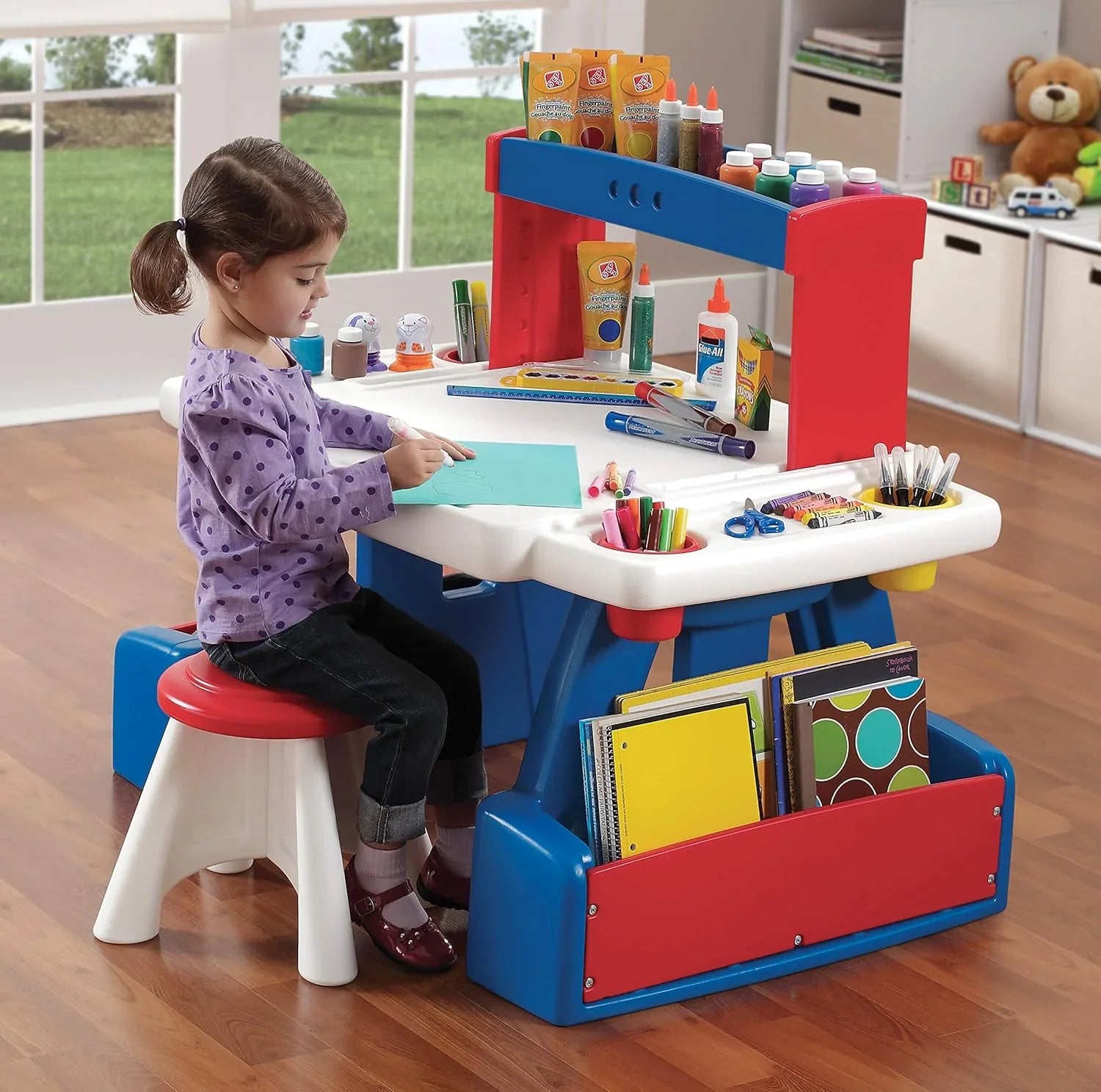 Step2 Creative Projects Table – Art & Craft Activity Station for Kids - Jaiman Toys