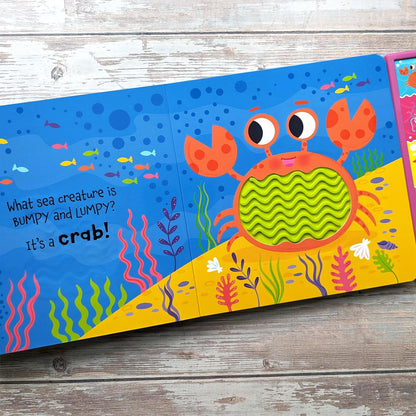 North Parade Touch and Feel in the Ocean Sound Book for Kids | Interactive Sensory Board Book with 5 Ocean Sounds