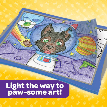 CRAYOLA LIGHT UP TRACING PAD -FUN INDOOR ACTIVITIES FOR KIDS (Multicolor)