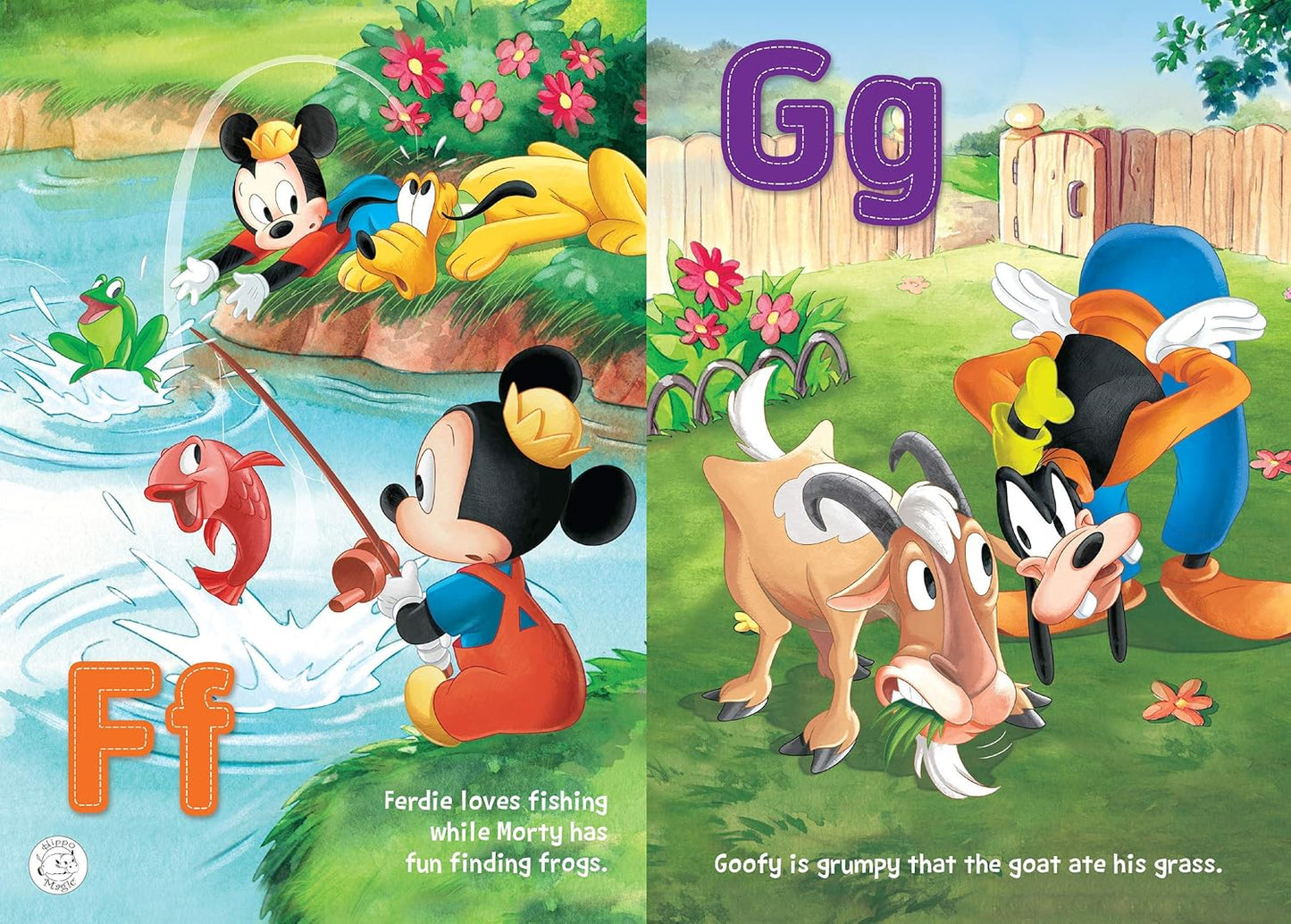 Disney Mickey & Friends ABC Fun with Mickey – 3D Come-To-Life Augmented Reality Learning Book for Kids (Free App)