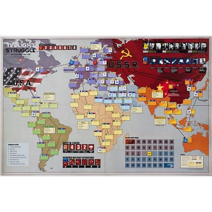 Twilight Struggle Deluxe Edition- Board Game GMT Games (2 Players) Age 8+