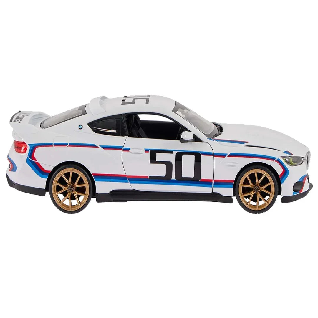 COLORBABY Rastar 41289 RC auto, BMW 3.0 CSL, officieel gelicentieerd product, schaal 1/14, 2,4 GH.z, 6-weg, werkt op batterijen, op afstand bestuurde auto's, vanaf 6 jaar