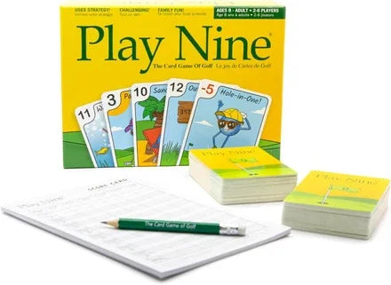 Play Nine, The Card Game of Golf Board Game - Jaiman Toys