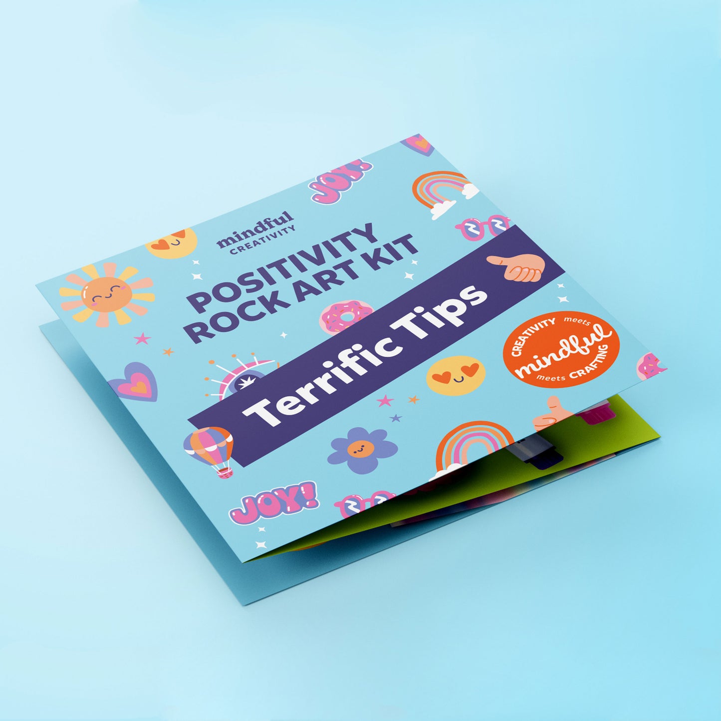 Mindful Creativity Positivity Rock Art Kit – DIY Painting Craft Kit for Kids