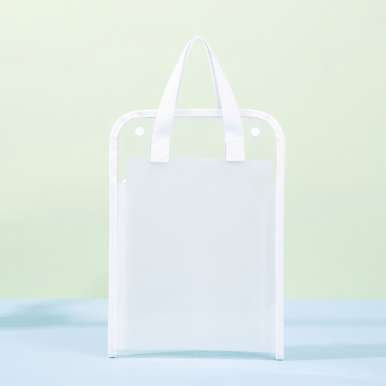 Transparent A4 Document Storage Bag with Handle – Clear File Organizer with 13 Layer Folder for School & Office