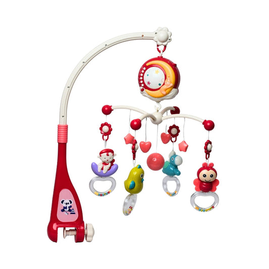 Nubo DreamBell – Musical Baby Bedside Bell with Light Projection | Rotating Crib Mobile for Newborns | Soothing Sleep Toy (0+ Months)