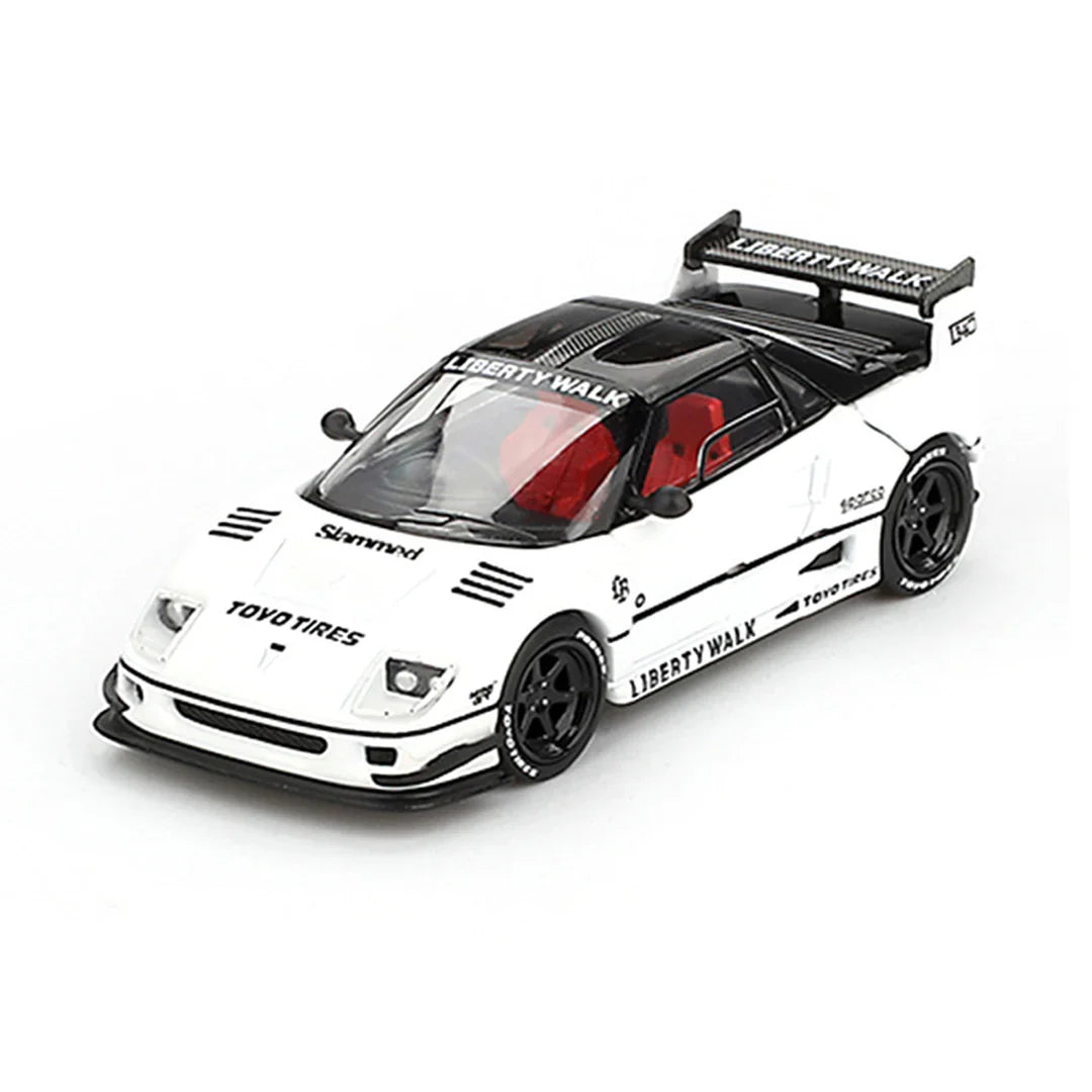 MINI GT 1:64 Mazda AZ-1 Liberty Walk LB40 – 2024 Tokyo Auto Salon Edition (White) - Jaiman Toys