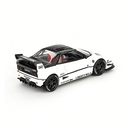 MINI GT 1:64 Mazda AZ-1 Liberty Walk LB40 – 2024 Tokyo Auto Salon Edition (White) - Jaiman Toys