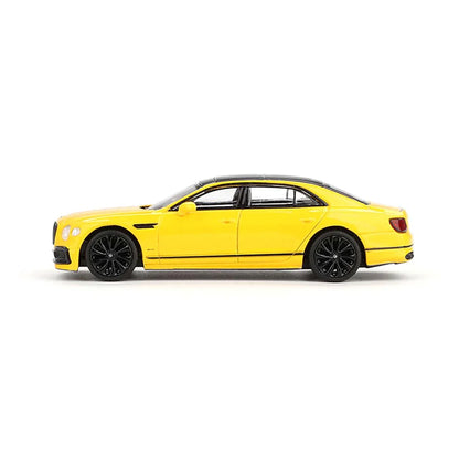Mini GT Bentley Flying Spur – Monaco Yellow | 1:64 Scale RHD Diecast Model Car | Luxury Sedan Collector Edition - Jaiman Toys