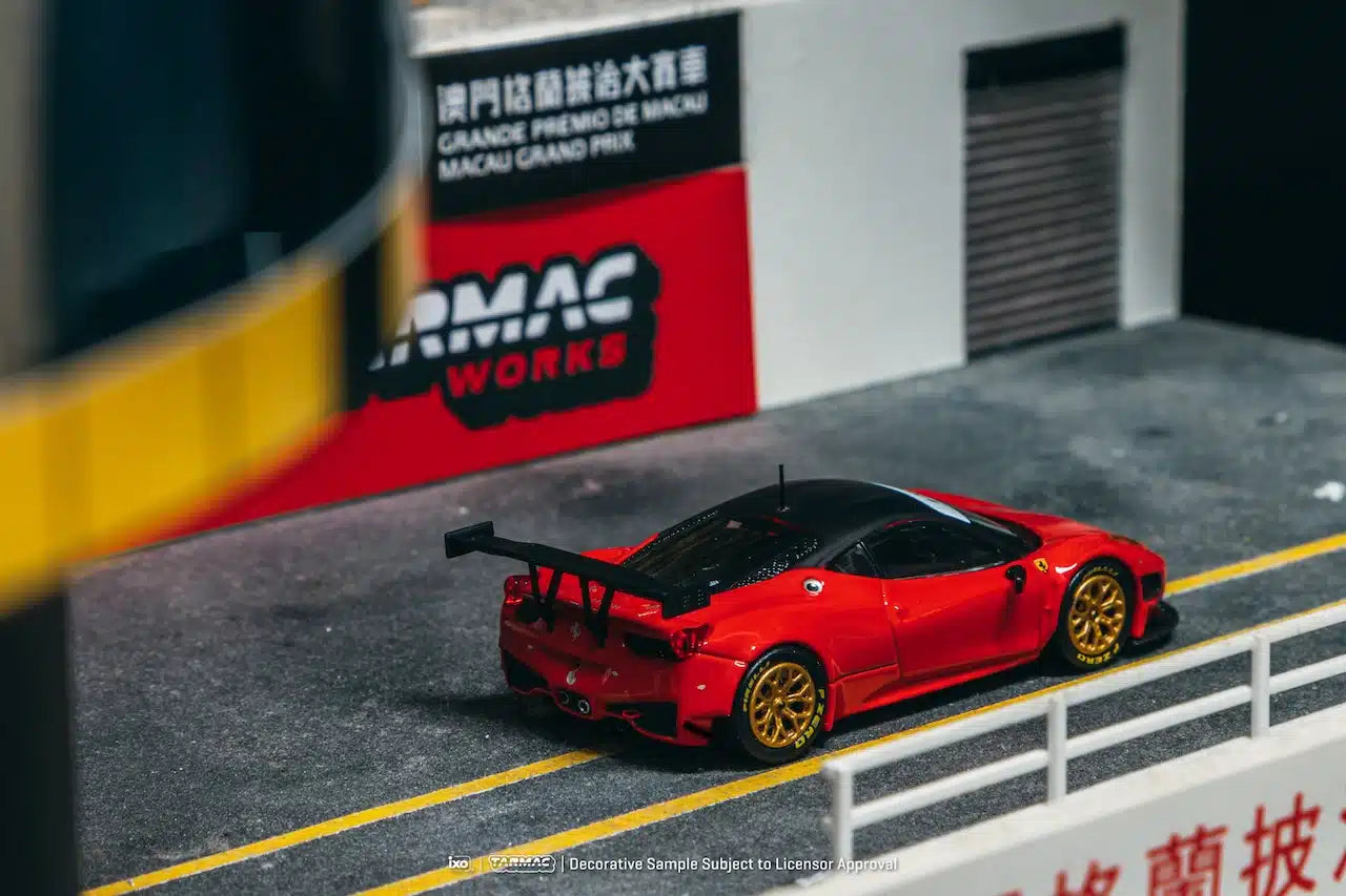 Tarmac Works 1:64 RTarmac Works ROAD64 1:64 Ferrari 458 Italia GT3 Red Diecast Model Car (T64R-073-RE)