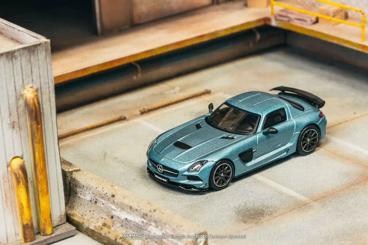 Tarmac Works GLOBAL64 1:64 Mercedes-Benz SLS AMG Coupé Black